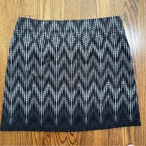 Athleta Black Gray White Skirt Size Medium